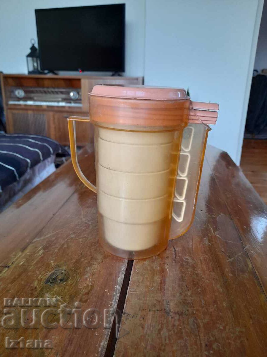 Old Travel Set Jug with Cups