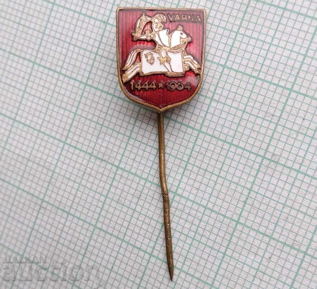 Auction 14409 Badge - coat of arms of Varna from 1964 - bronze enamel Auction 14409 Badge - coat of arms of Varna from 1964 - bronze enamel