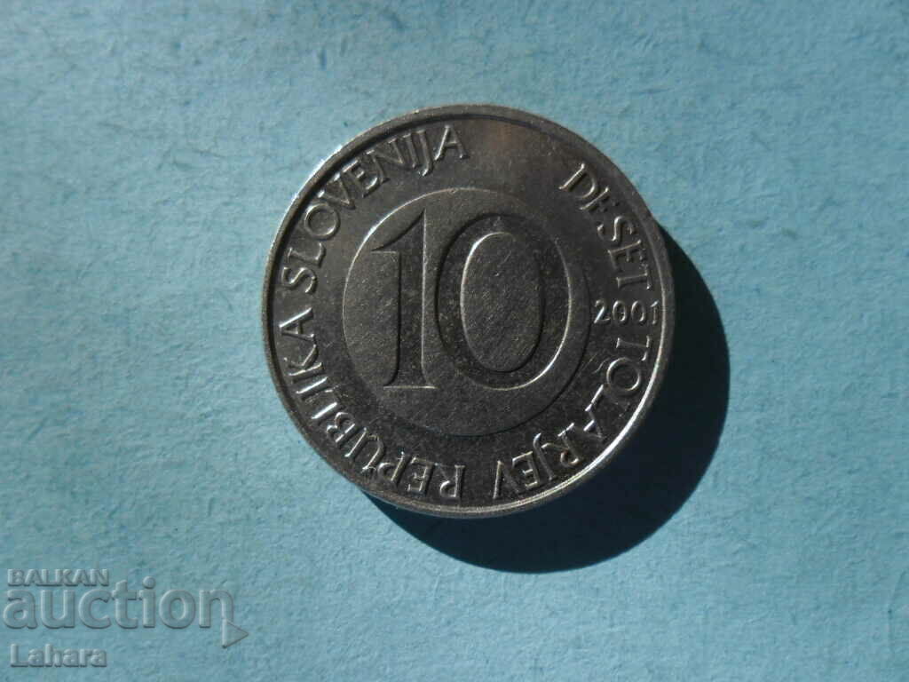 10 τόλαρα 2001 Σλοβενία