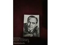 Card/photo American actor Fredric March