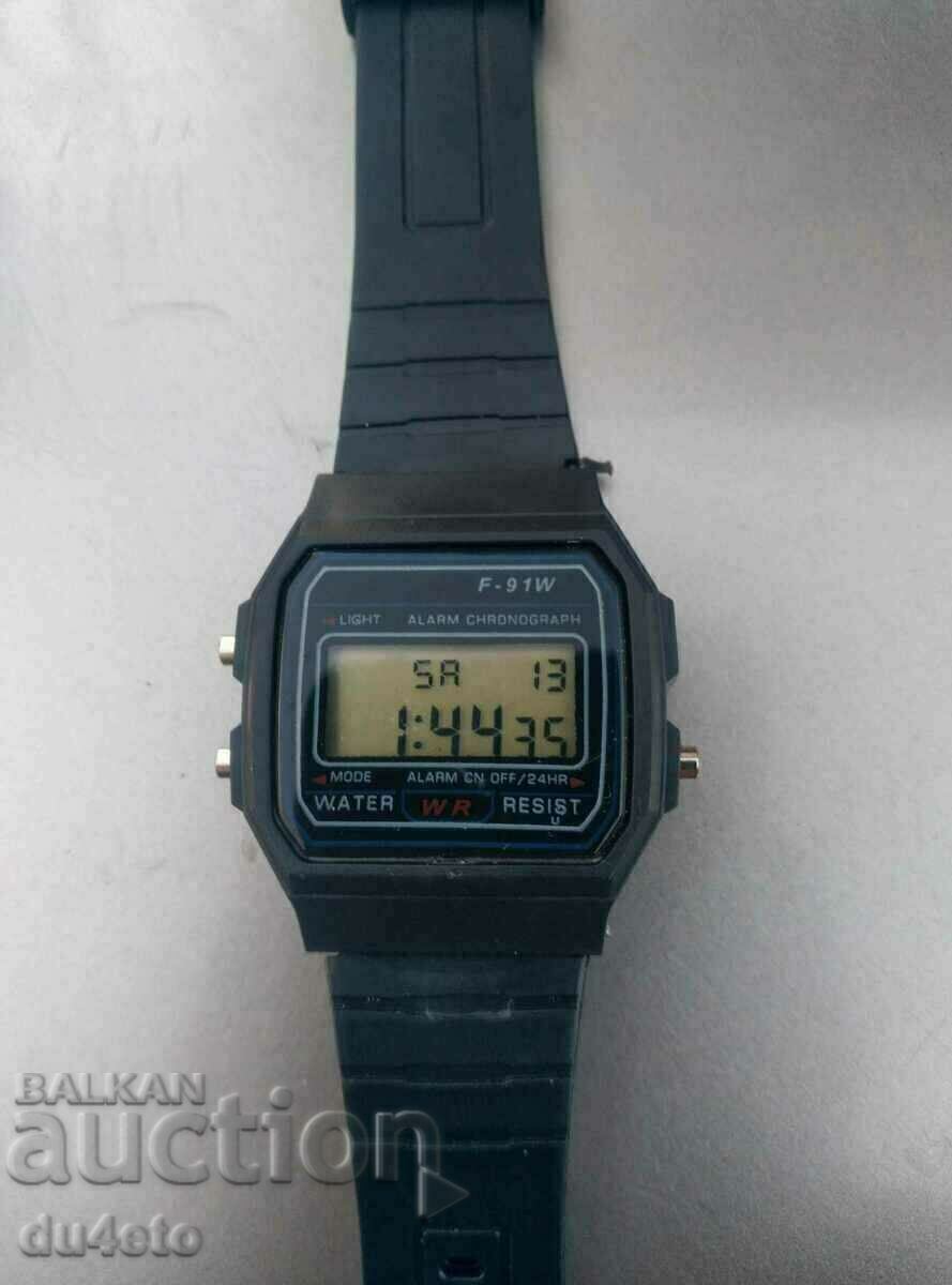 Men's wristwatch F-91W, time, date, chronometer, alarm, ca - 5 Men's wristwatch F-91W, time, date, chronometer, alarm, ca - 5