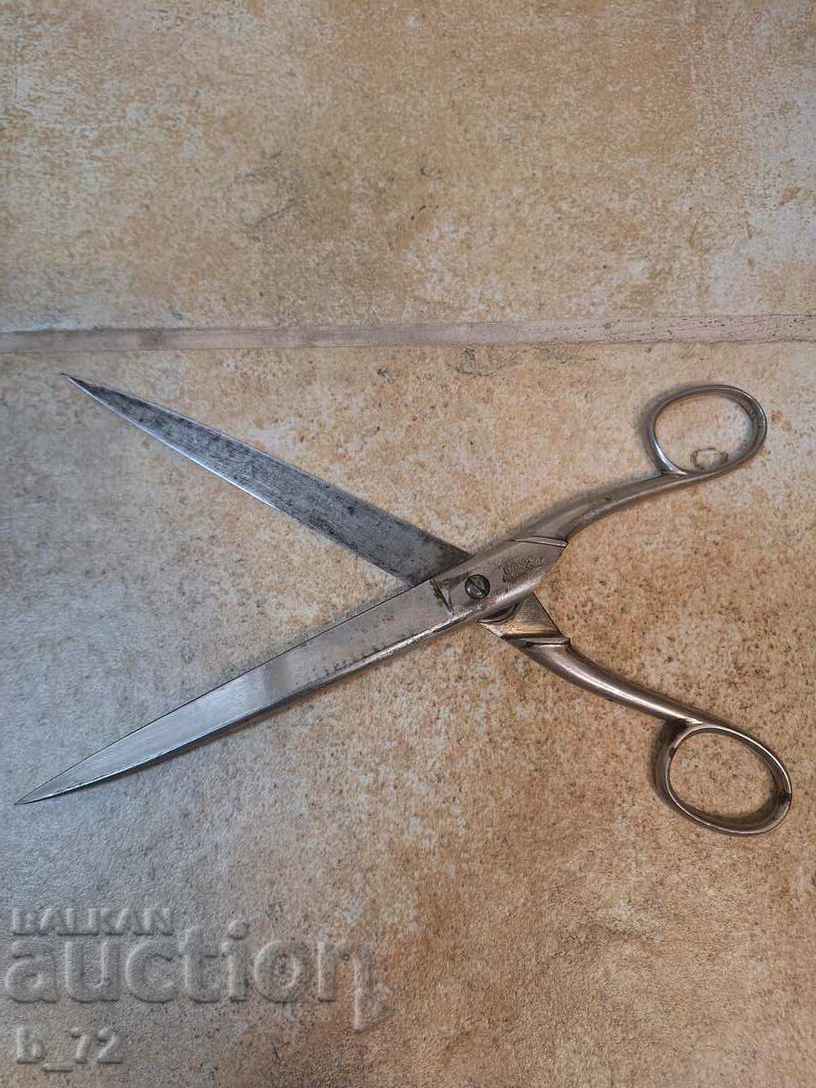 Old large scissors, marked, collection with price 32.00 BGN | € 16.36 Old large scissors, marked, collection with price 32.00 BGN | € 16.36