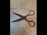 Old forged scissors, collection