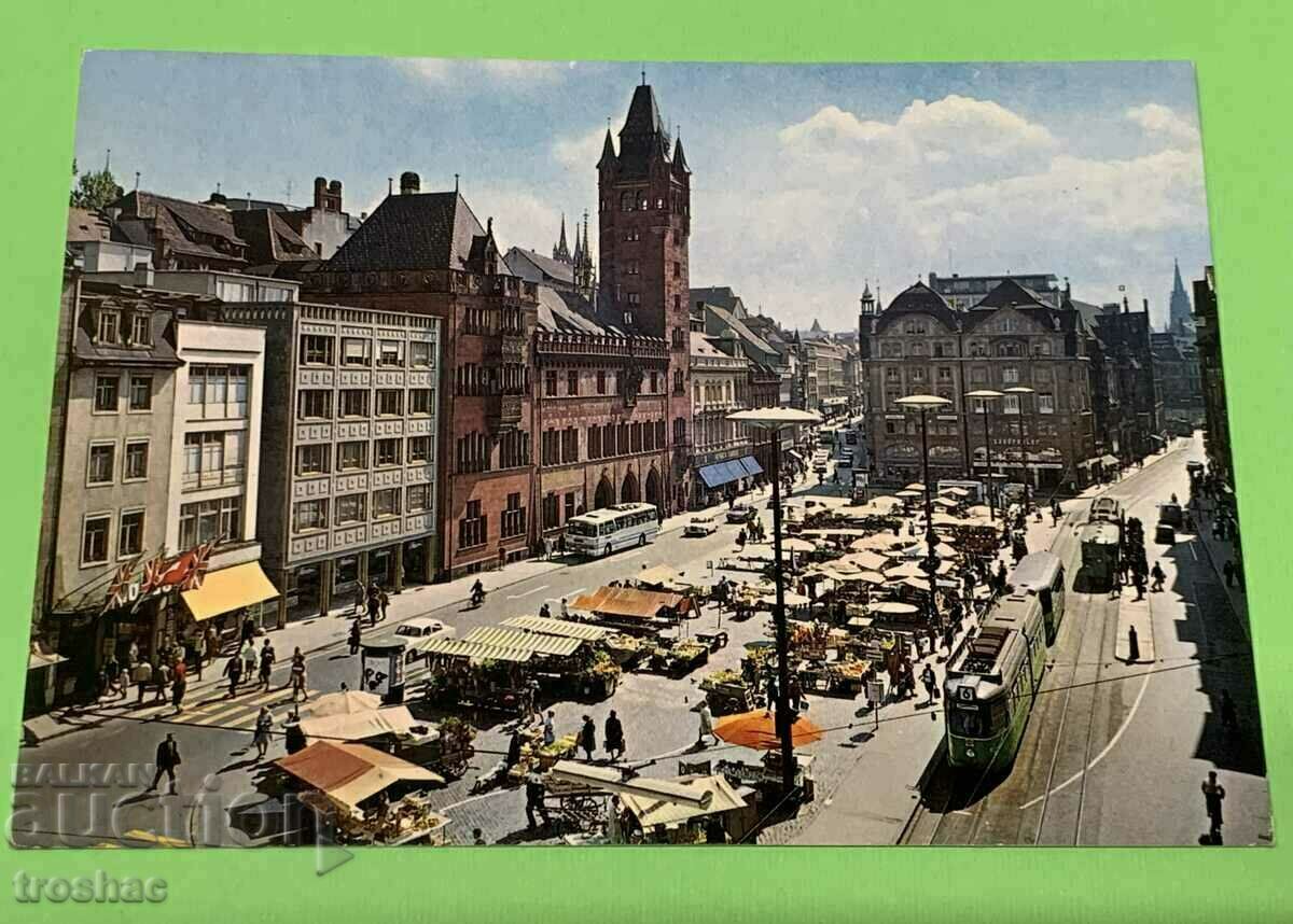 Стара Картичка Базел Швейцария