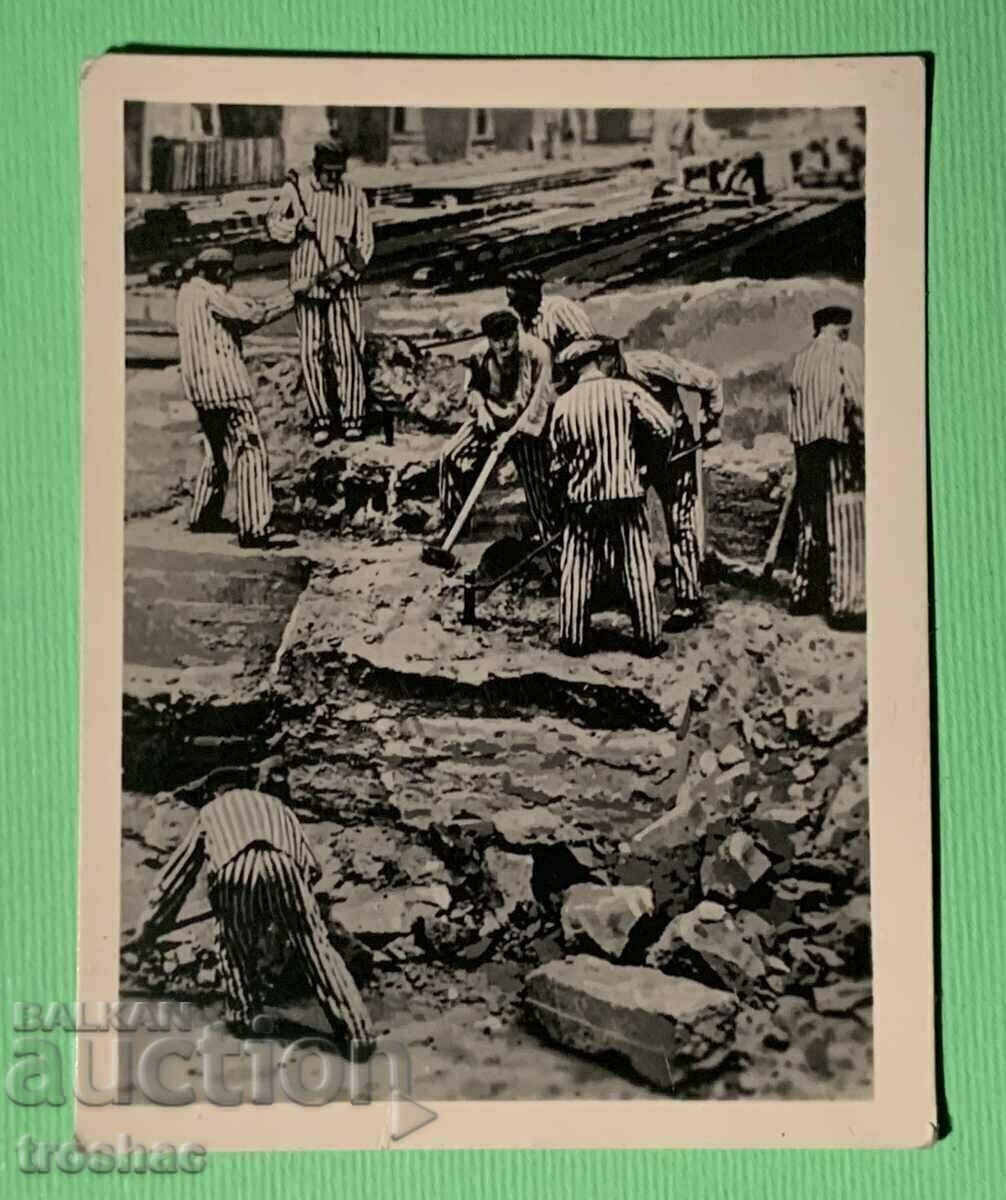 Παλιά καρτ ποστάλ Φυλακισμένοι στο εργοστάσιο κλίνκερ 1940