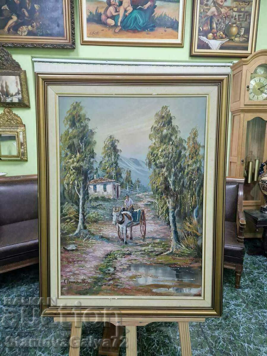 Great antique original oil painting