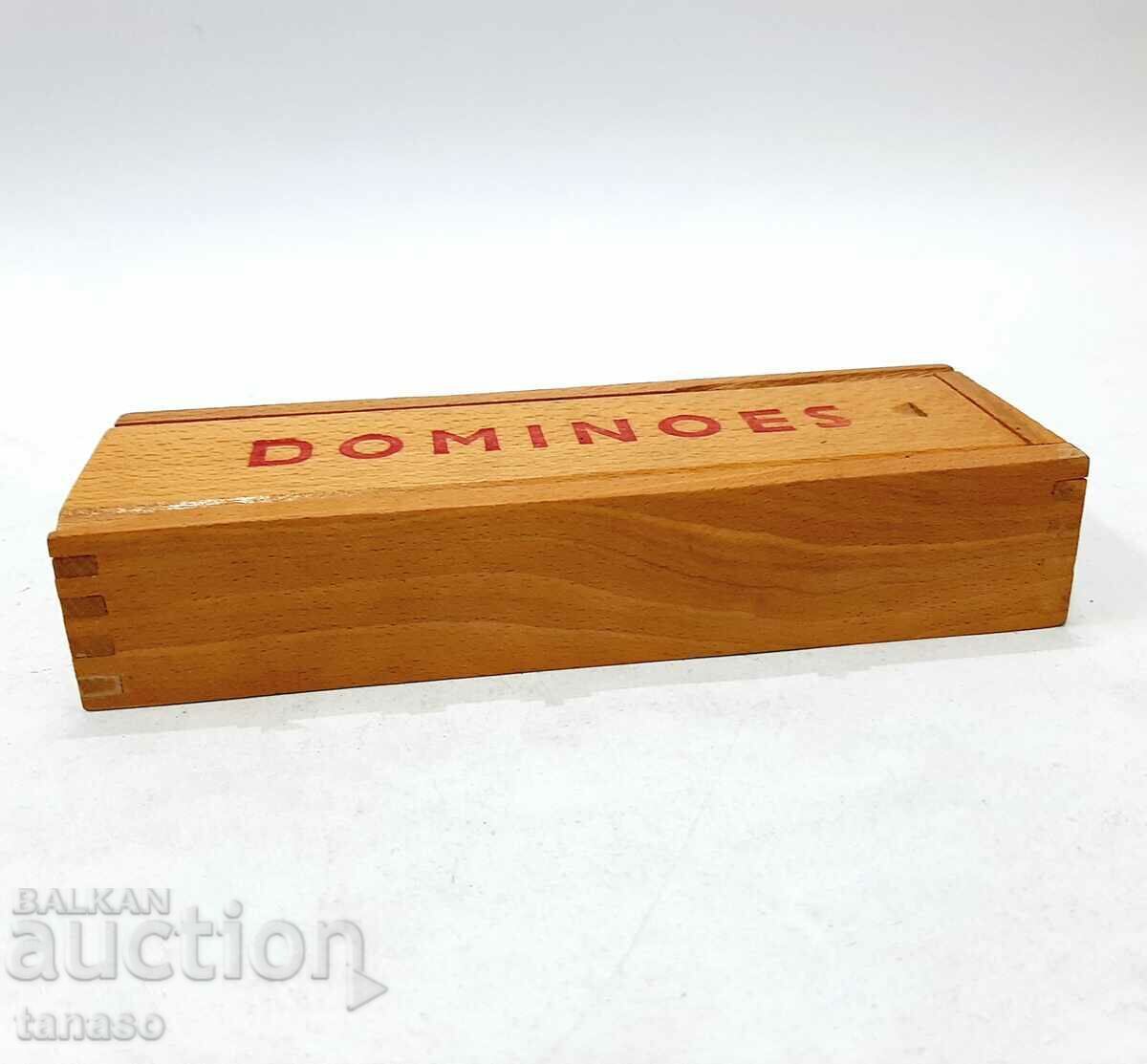 Old wooden domino(12.4) with price 25.00 BGN | € 12.78