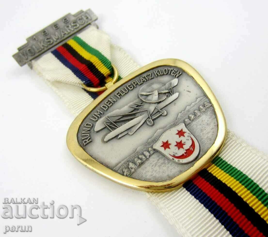 Аукцион НАРОДЕН МАРШ-1969г-ЛЕТИЩЕ КЛОТЕН-ЩВЕЙЦАРИЯ-МЕДАЛ-ОРИГИНАЛ Аукцион НАРОДЕН МАРШ-1969г-ЛЕТИЩЕ КЛОТЕН-ЩВЕЙЦАРИЯ-МЕДАЛ-ОРИГИНАЛ