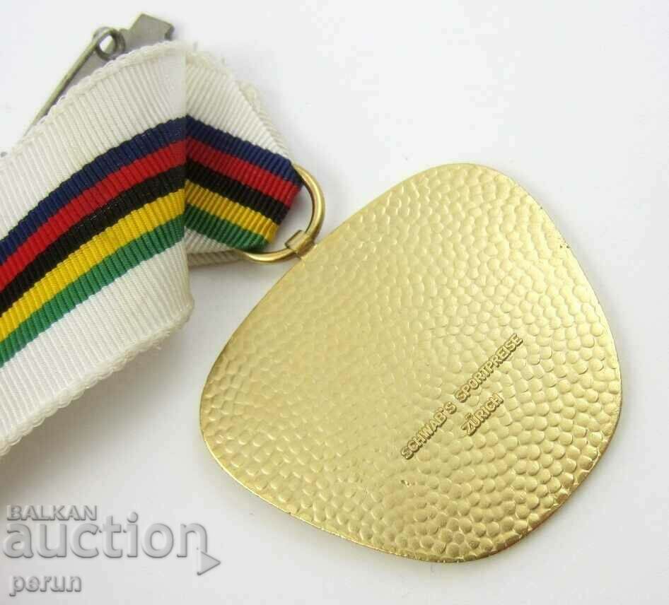 НАРОДЕН МАРШ-1969г-ЛЕТИЩЕ КЛОТЕН-ЩВЕЙЦАРИЯ-МЕДАЛ-ОРИГИНАЛ - 6 НАРОДЕН МАРШ-1969г-ЛЕТИЩЕ КЛОТЕН-ЩВЕЙЦАРИЯ-МЕДАЛ-ОРИГИНАЛ - 6