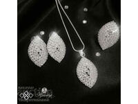 AURORA SET / Shiny women's jewelry set with crystals