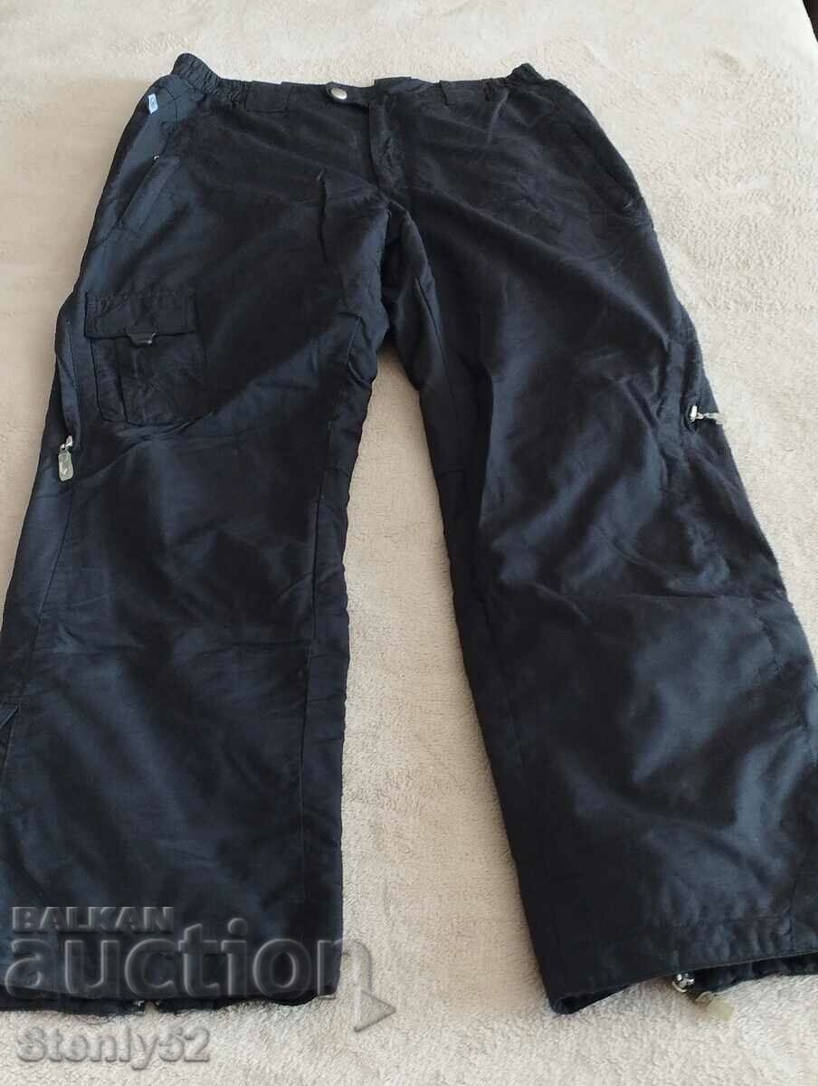 Warm pants with lining