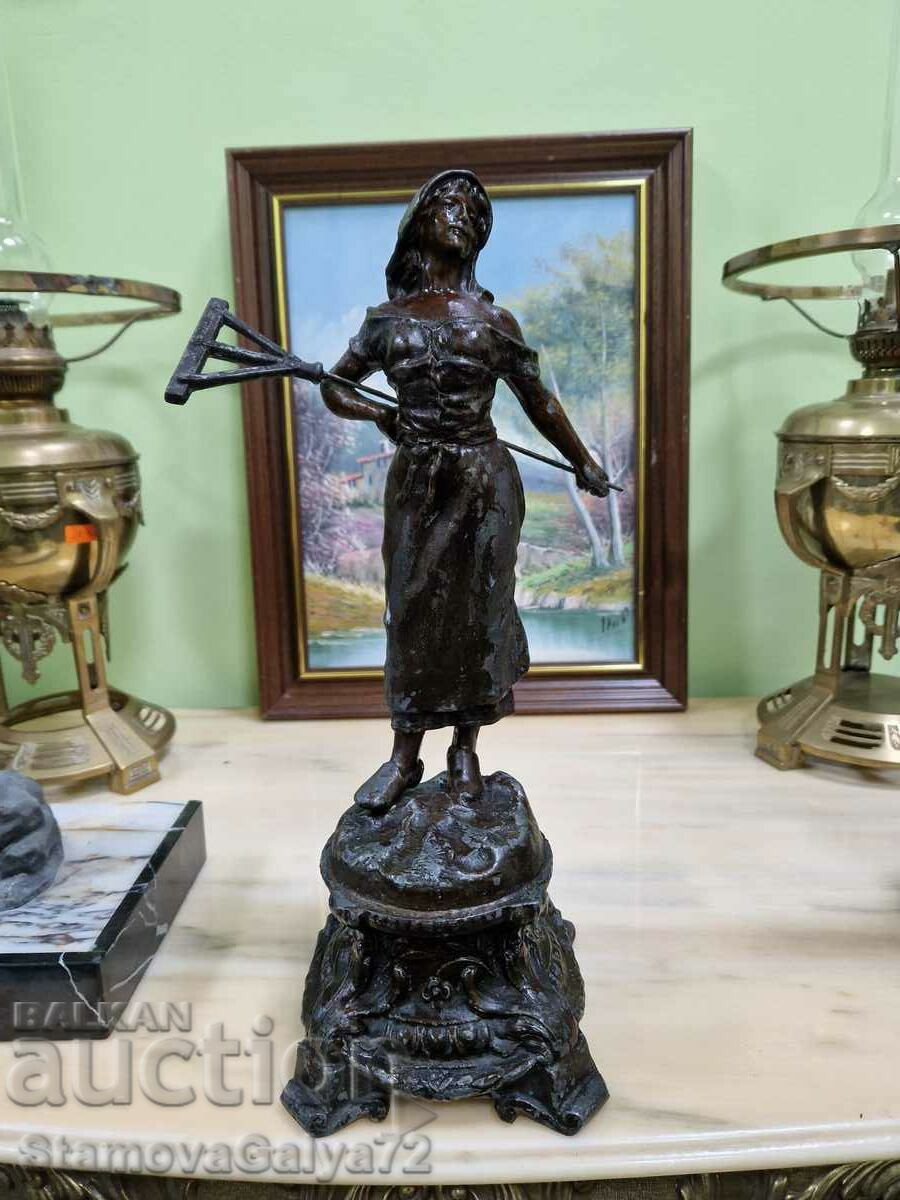 A beautiful antique French figure statuette