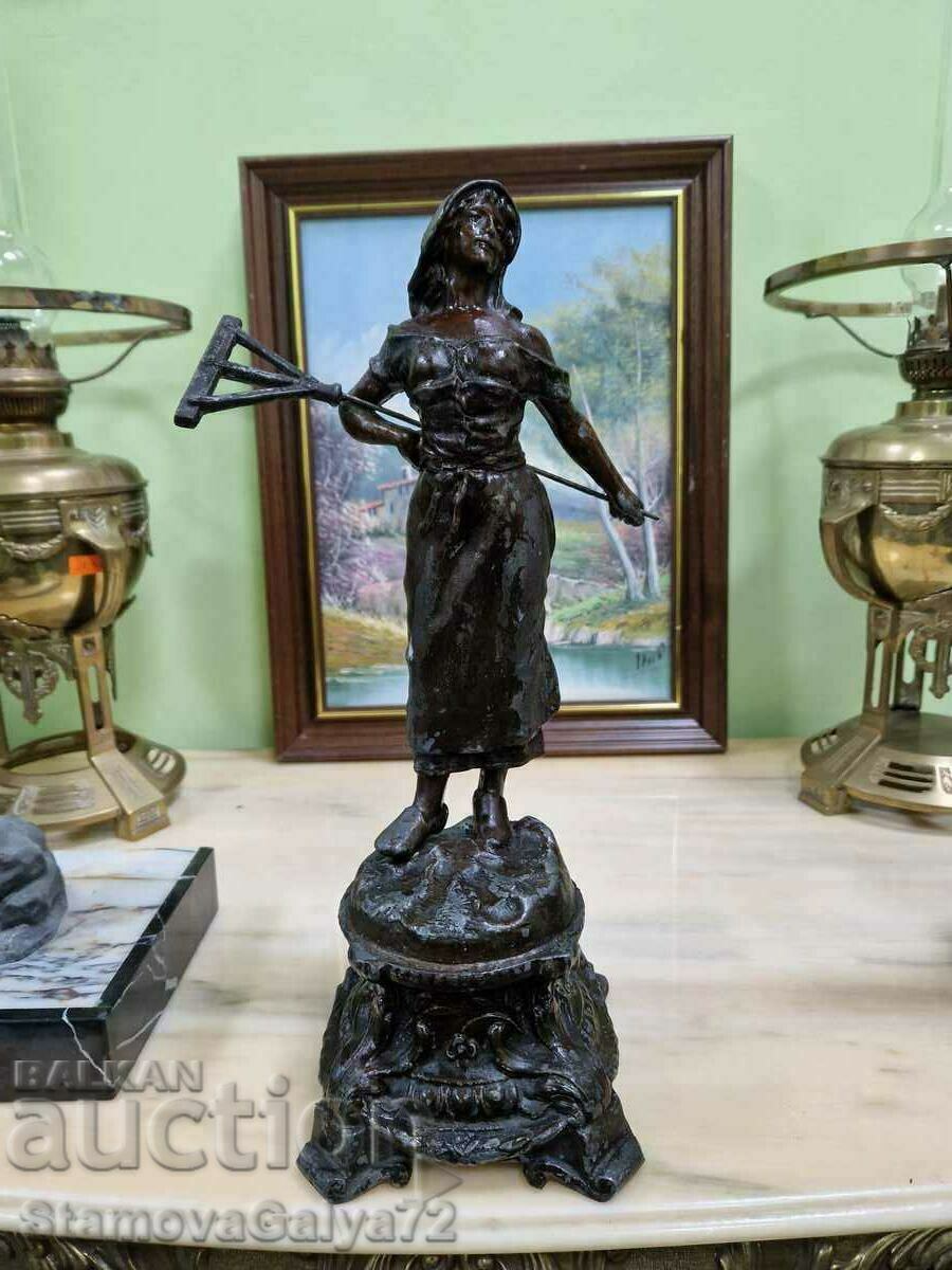 A beautiful antique French figure statuette