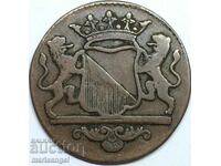 1 Duit 1788 State of Utrecht Netherlands Bronze