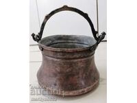 Old copper pot, copper vessel