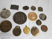 Πολλές πλακέτες και μετάλλια - 14 κομμάτια