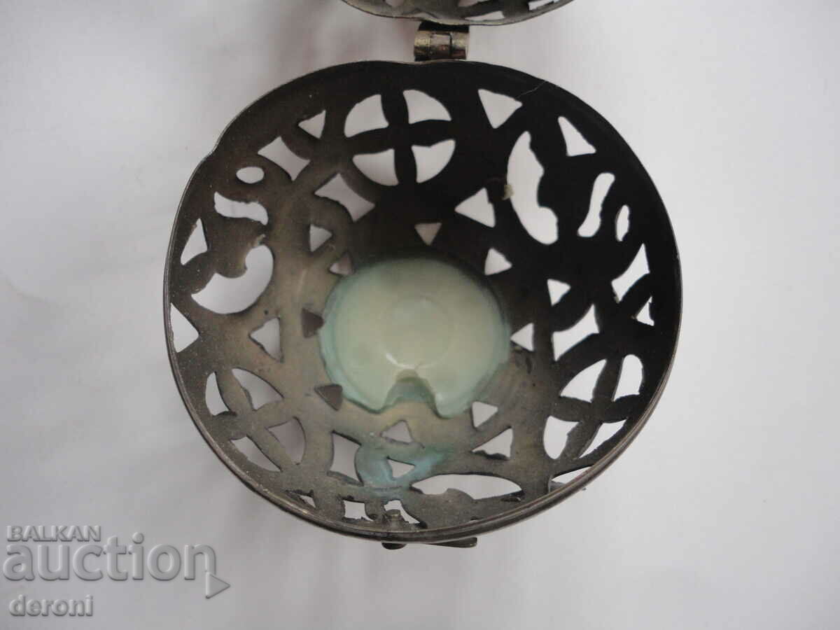 Openwork bronze candlestick marked - 5