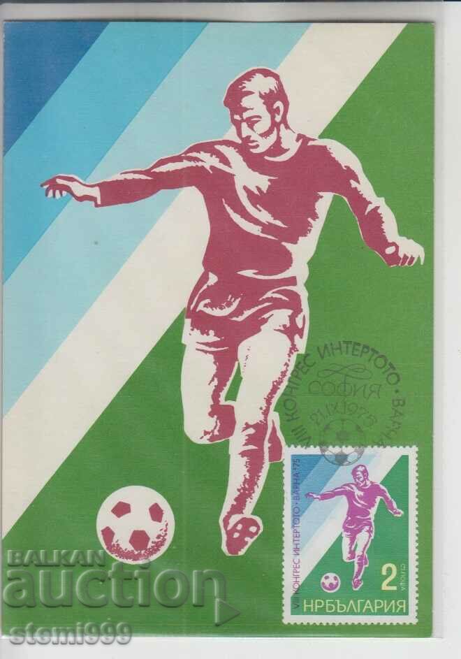 Card maxim FDC Fotbal