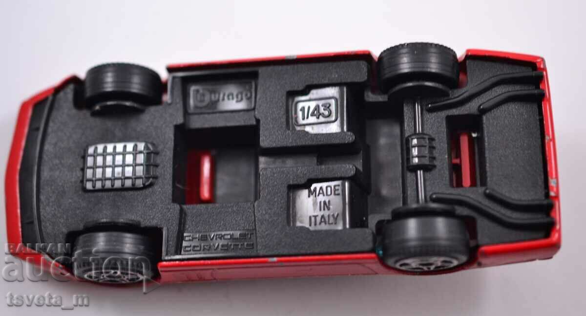 Livrarea Mașină metalică BURAGO CHEVROLET CORVETTE Italia Livrarea Mașină metalică BURAGO CHEVROLET CORVETTE Italia