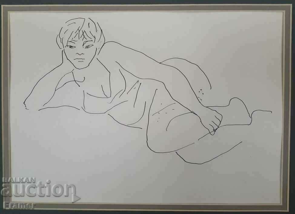 Auction  Stoyan Venev (1904-1989) Dream painting from the 1970s