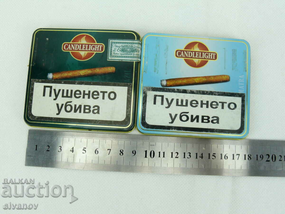 Interesting Metal Cigarette Boxes #2224 - 5 Interesting Metal Cigarette Boxes #2224 - 5