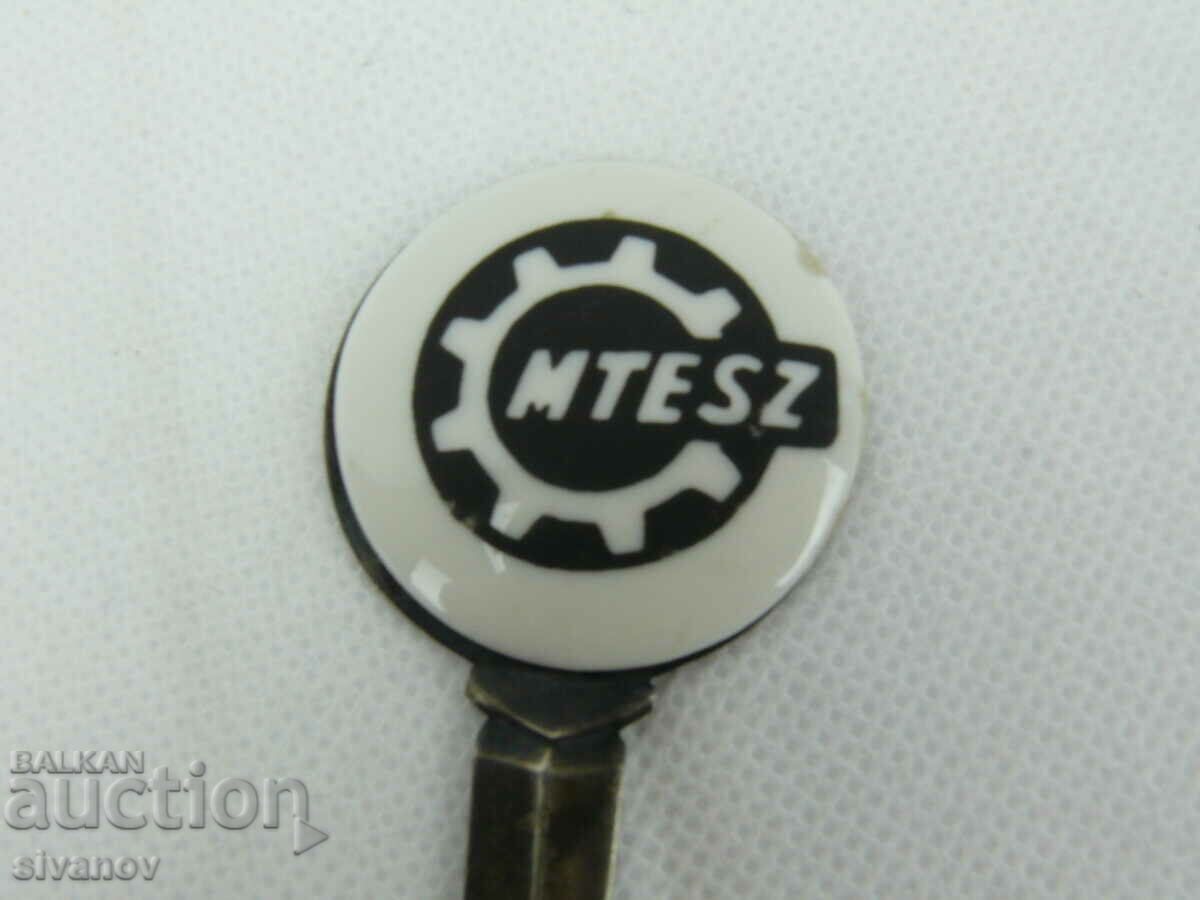 Delivery of Interesting Old Silver Plated Letter Knife MTESZ #2228 Delivery of Interesting Old Silver Plated Letter Knife MTESZ #2228