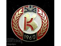 Old football badge - DFS Kremikovtsi - Football club