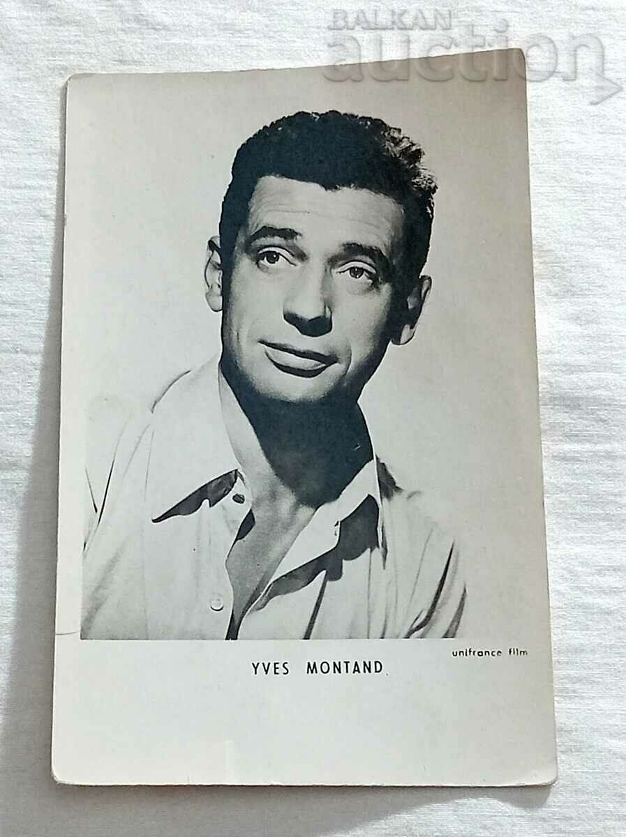 Yves MONTAGNE ACTOR CANTĂTUT FRANȚA 1963 P.K.