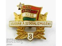 Παλιό σήμα από σμάλτο-Ουγγαρία-Κοινωνική-Οργάνωση Νεολαίας-Τρίτο κλ