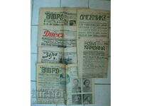 6 pcs. newspapers