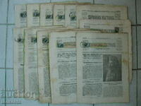 12 buc. Gazeta Bisericii 1914 cu note 6-8 pagini