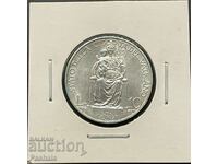 Vatican 10 lire 1934 argint