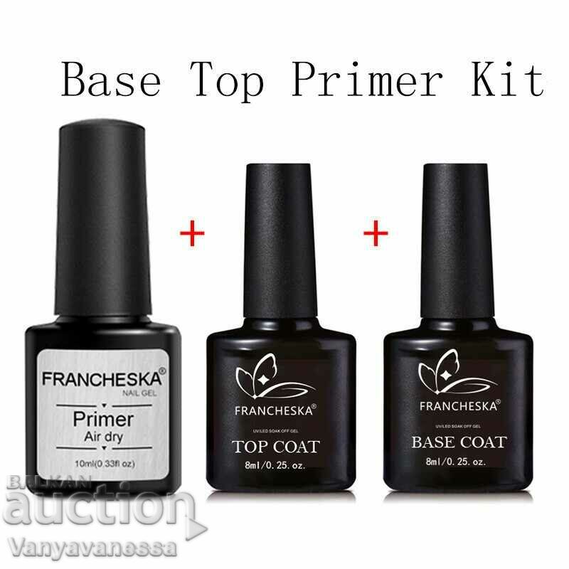 3-piece manicure set, non-drying hardener with price 20.00 BGN | € 10.23 3-piece manicure set, non-drying hardener with price 20.00 BGN | € 10.23