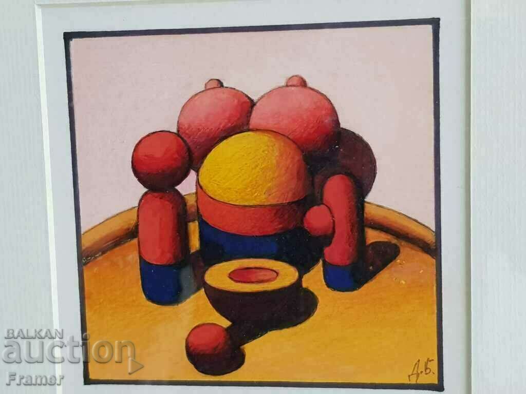 Auction Dimitar Buyukliyski - Michi /1943 - 2022/ Still life Auction Dimitar Buyukliyski - Michi /1943 - 2022/ Still life