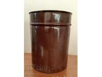 Old enameled cistern, bucket, bucket (8.4)