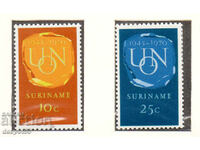 1970. Suriname. 25th anniversary of the United Nations (UN).