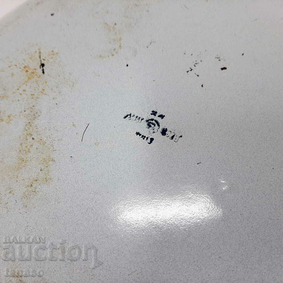 Old enameled round pan, panica (8.3) - 7 Old enameled round pan, panica (8.3) - 7