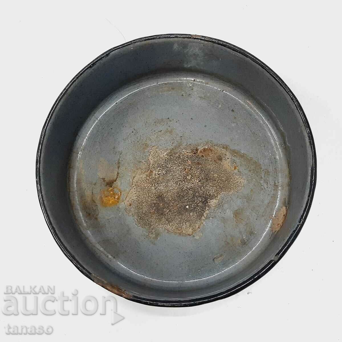 Auction Old enameled round pan, panica (8.3) Auction Old enameled round pan, panica (8.3)