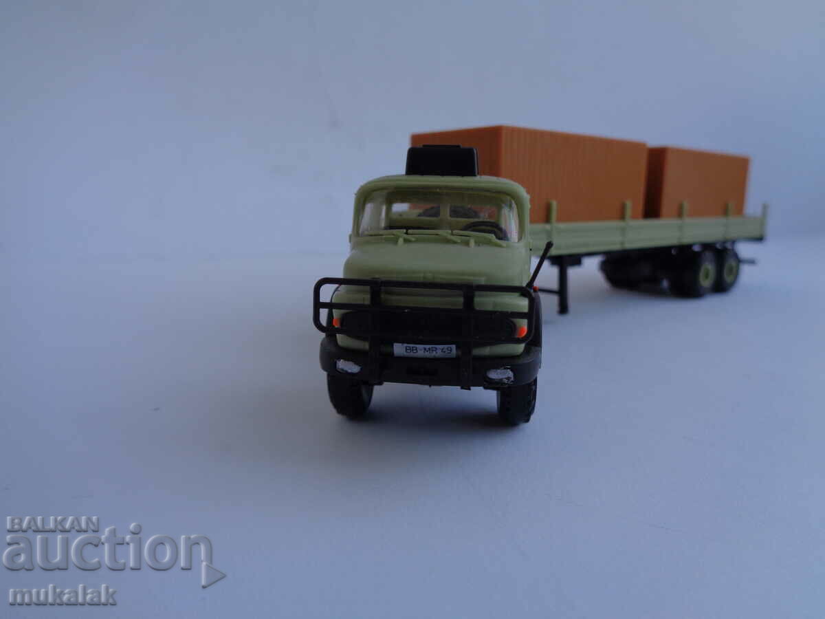 Auction KIBRI H0 1/87 MERCEDES TRUCK MODEL TOY TROLLEY Auction KIBRI H0 1/87 MERCEDES TRUCK MODEL TOY TROLLEY