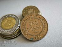 Монета - Австралия - 1 пени | 1921г.