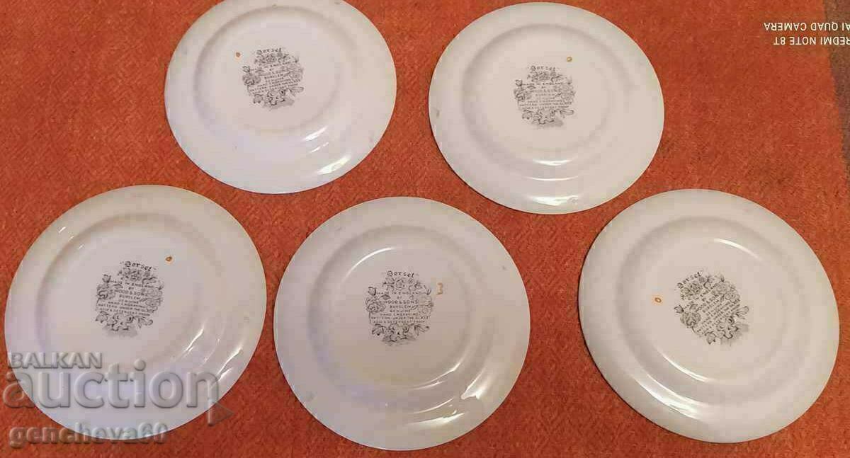 Delivery of BEAUTIFUL English plates WOOD&SONS BURSLEM