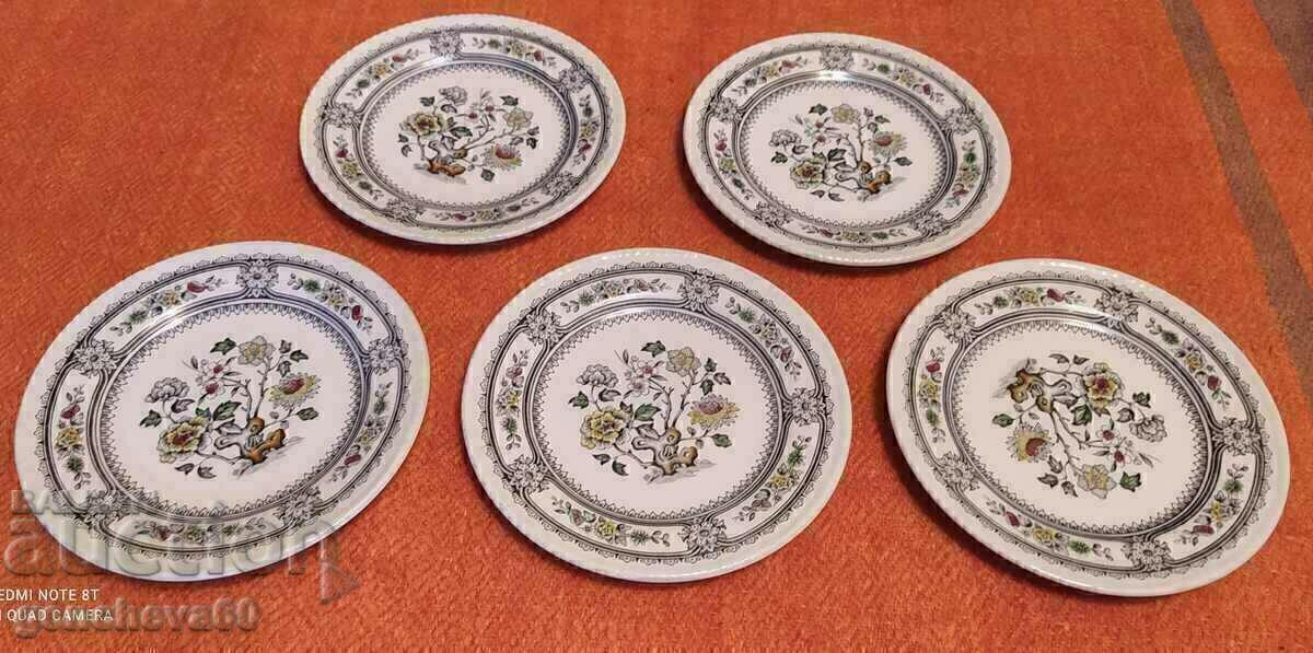 BEAUTIFUL WOOD&SONS Dorset English Plates - 5 BEAUTIFUL WOOD&SONS Dorset English Plates - 5