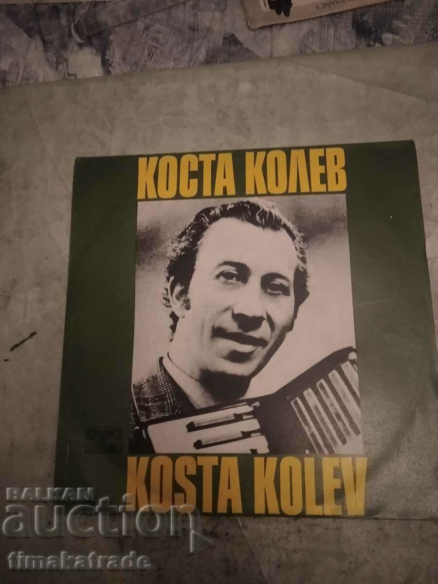 Plate Costa KOLEV - accordion VNA 1323