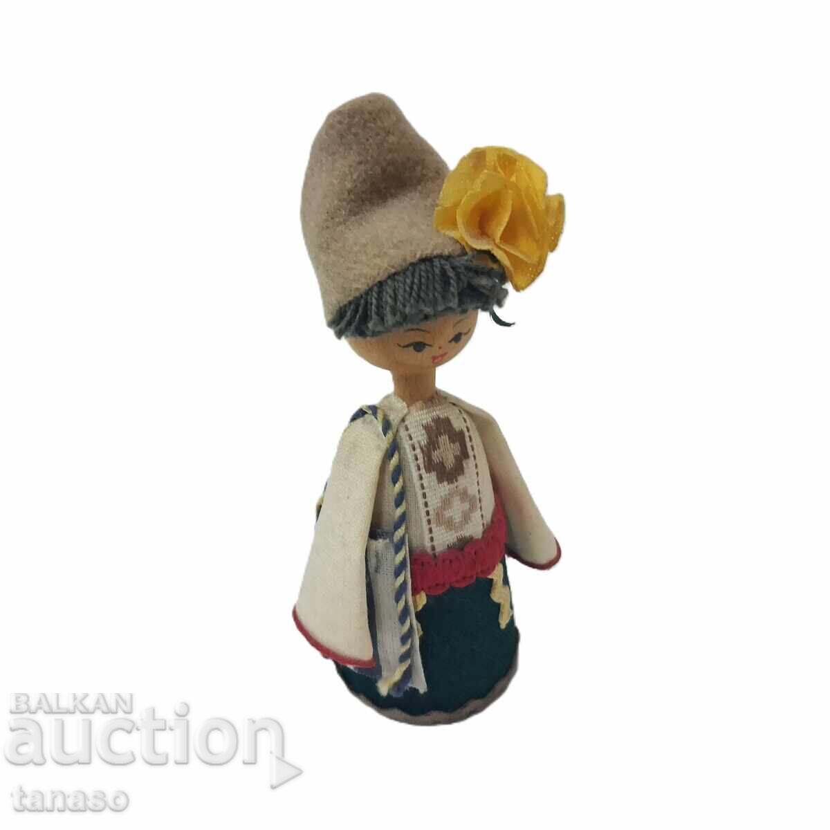 Παλιά ξύλινη, έθνικ, παραδοσιακή κούκλα - 5 Παλιά ξύλινη, έθνικ, παραδοσιακή κούκλα - 5