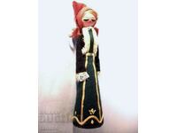 Old wooden, ethnic, household doll(9.1)