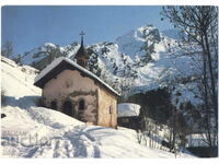 Franța - Haute-Savoie - capelă sub zăpadă - 1981