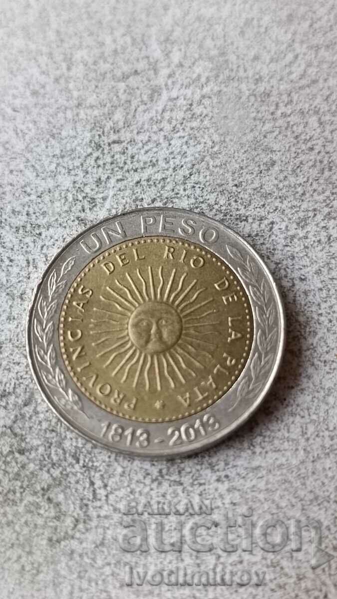 Argentina 1 peso 2013