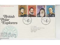 Първодневен Пощенски плик Британски Полярни Изследователи