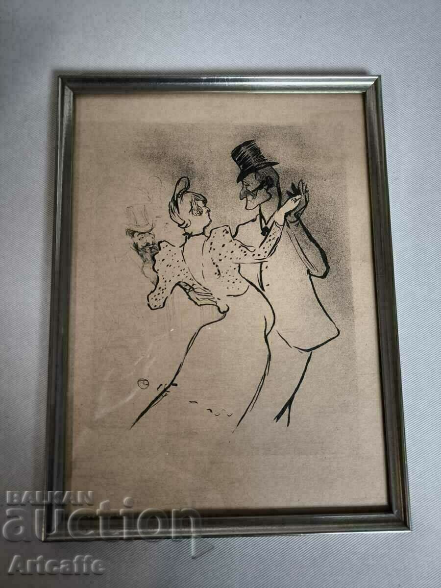 Lithograph Henri Toulouse-Lautrec