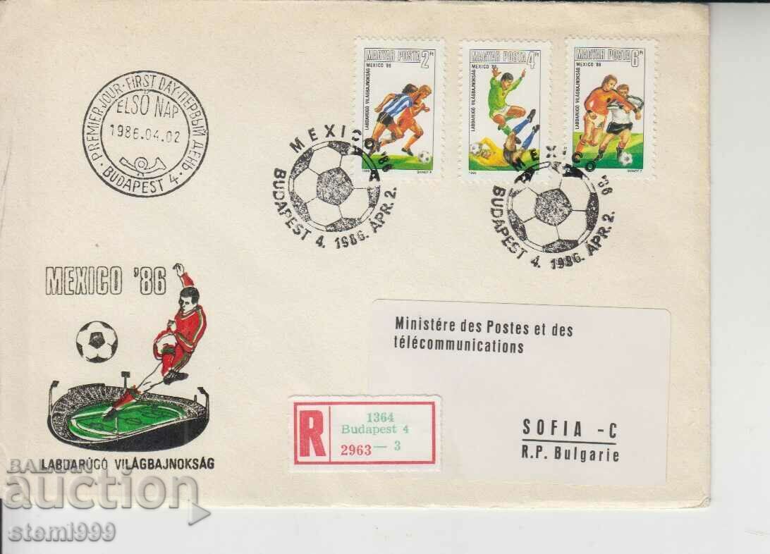 First Day Postal Envelope SPORT Mexico 86